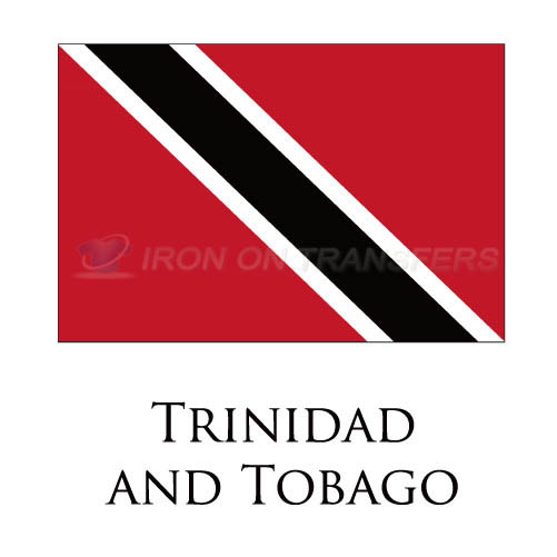 Trindad And Tobago flag Iron-on Stickers (Heat Transfers)NO.2003